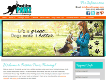 Tablet Screenshot of positivepawz.com